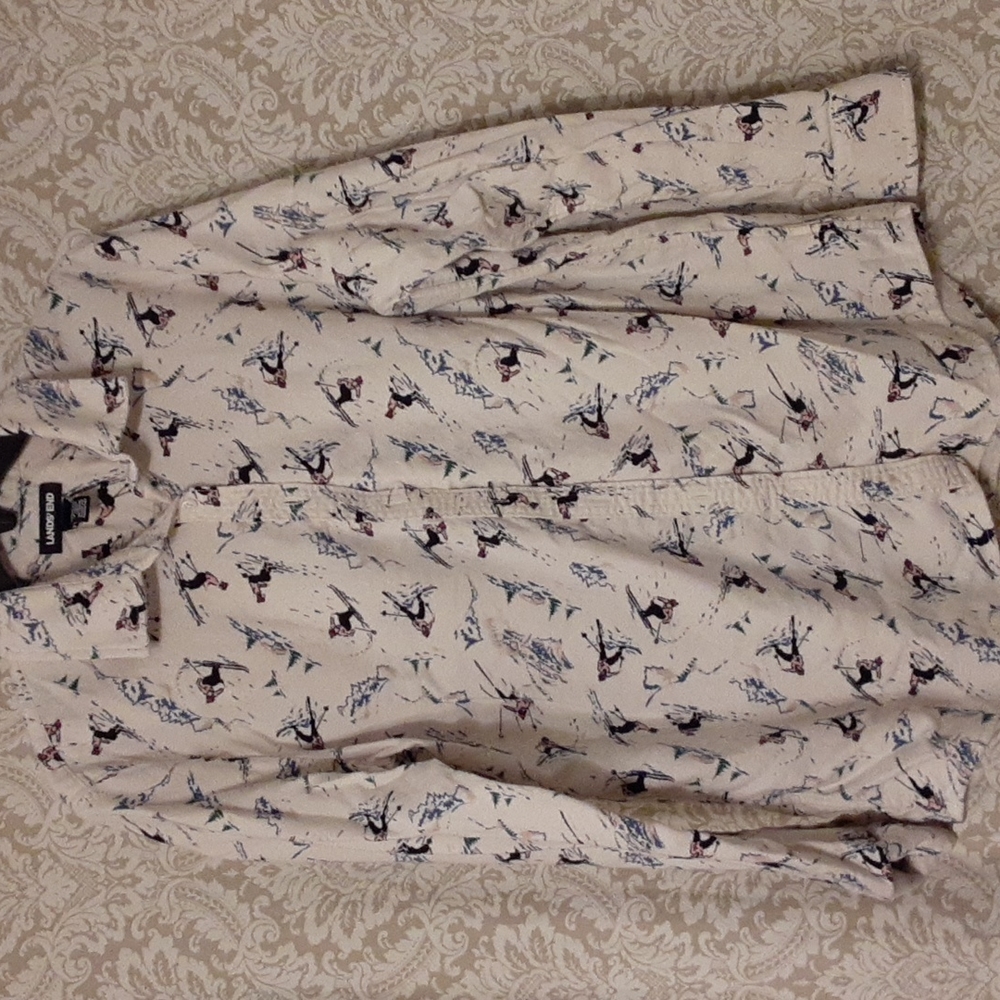 Lands End Flannel Shirt EUC